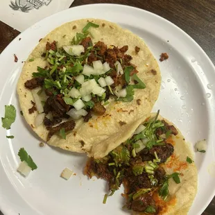 Sorry could not take the photo with out digging into these amazing tacos.