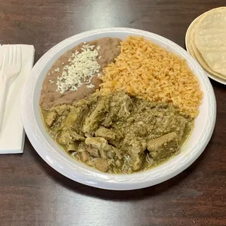 Plato De Puerco En Salsa Verde - Pork In Green Sauce