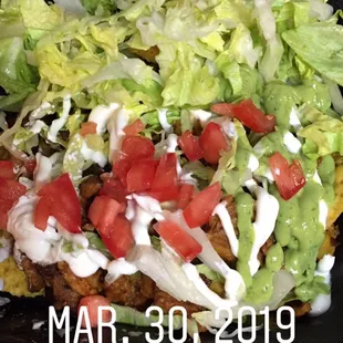 Nachos tapatíos al pastor