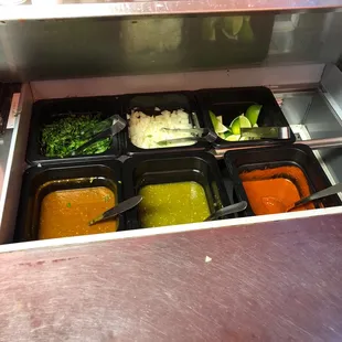 Salsa bar
