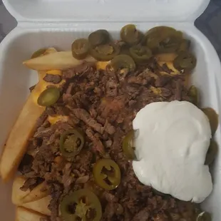 Was finally able to hold back long enough to take a picture. Best Carne Asada Fries.