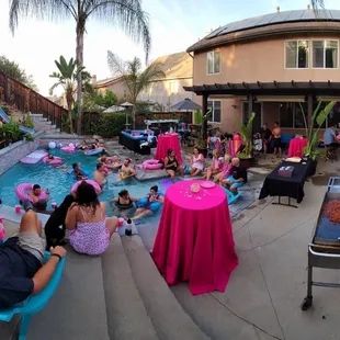 40th birthday pool party with the best tacos in town!