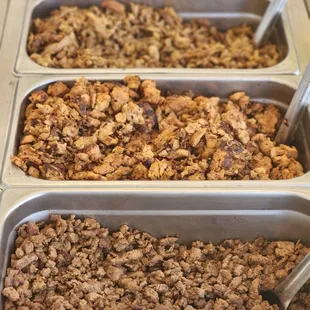 Asada, Chicken and Carnitas