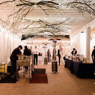 Venue- taco bar set up