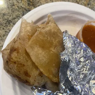 Bean and cheese burrito