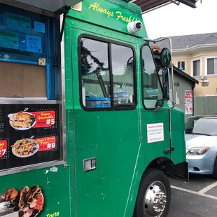 Security cameras on the truck