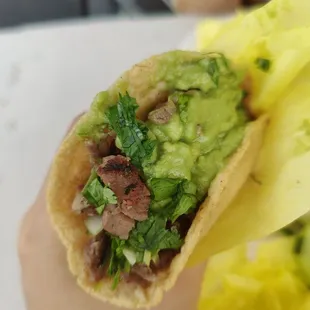 Carne asada taco