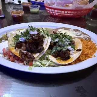 2. Two Taco and Enchilada Combo