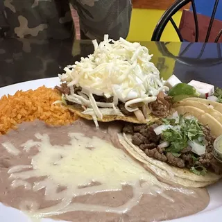 3. Two Taco and Tostada Combo