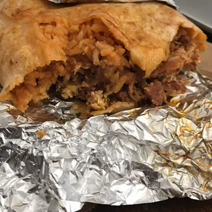 Chorizo and bacon please.