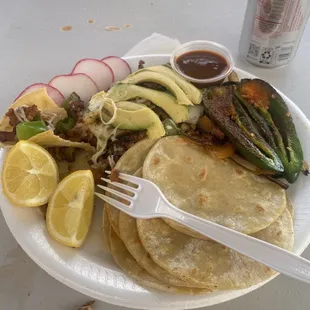 Alambre platter - with pastor pork. 1 really hungry or good for 2 people