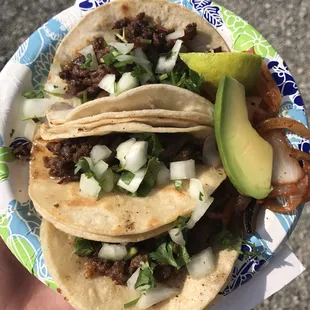 Carne asada tacos