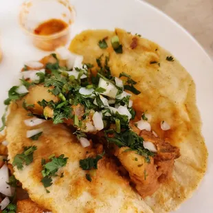 Papas Con Chorizo Tacos