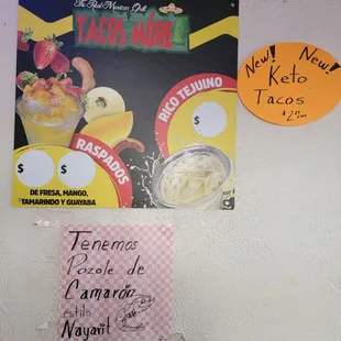 Keto tacos offered here