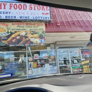 The front of the store off Paisley.