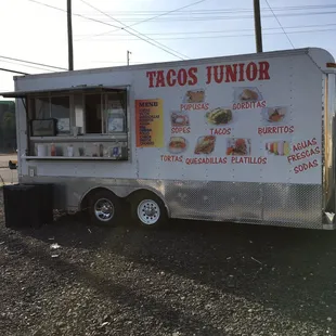 The alleged menu. No prices, no descriptions. Even though I speak Spanish I felt like I was being steered towards ordering tacos