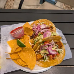 Mahi tacos $14