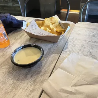 QUESO DIP AND CHIPS