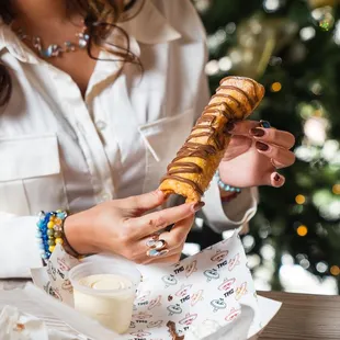 Strawberry and Nutella Chimichanga