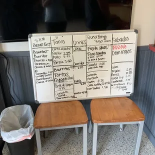 Menu.