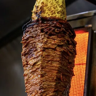 skewered meat on a stick