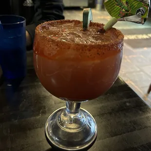 Sandía michelada.