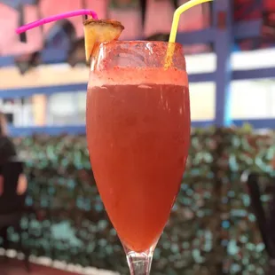 Mega pineapple michelada