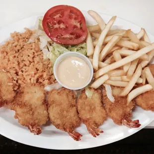 Shrimp Combination Plate