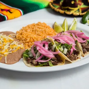 Three Taco Combination Plate