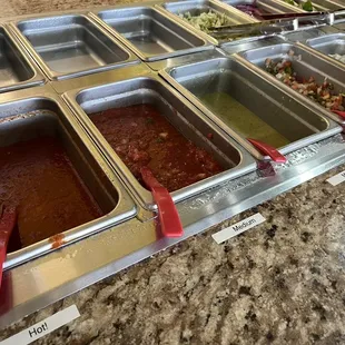 burritos and wraps, interior