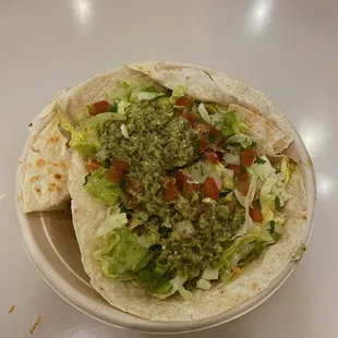 taco salad w chicken