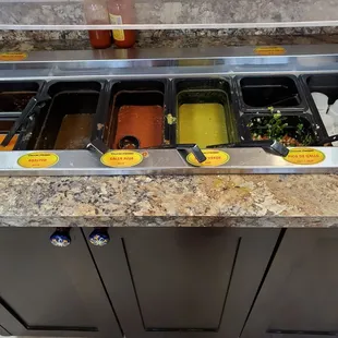 Salsa bar