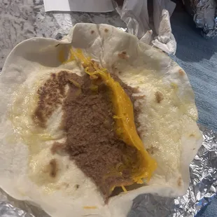 Lol guys beans are inexpensive really does it hurt the business that much to provide more beans in a serving?