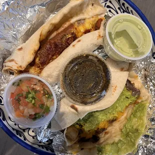 Low quality picture, but high quality breakfast tacos