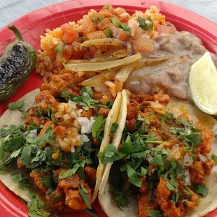 Finished Tacos Plate