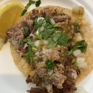 Carnitas taco. Delicious!