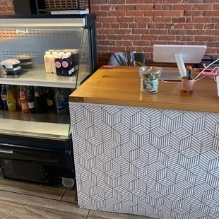 Drinks and ordering area