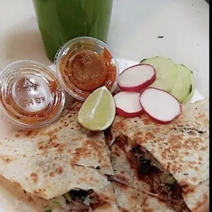 Quesadillas are bomb af