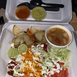 legit mexican enchiladas, not tex mex!! they&apos;re so good!!