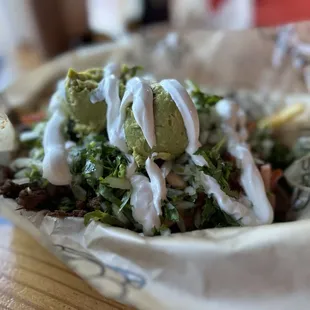 Oasis fries!! Oh my gosh they are bomb!!