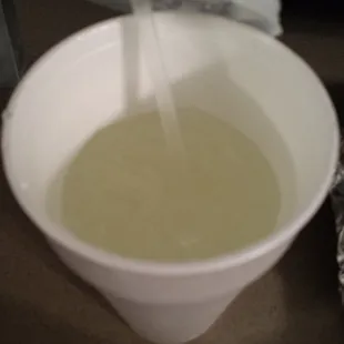 Agua De limon