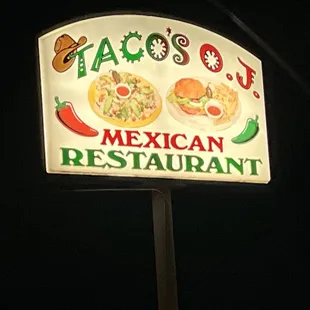 Signage from the road