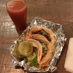 2 beef+chorizo at a local beer monger (beverage by them)