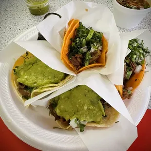 Perfect, mouth watering tacos