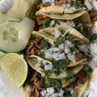 Al pastor tacos very good!