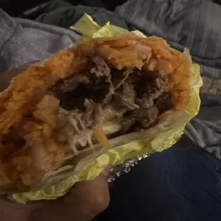 Carne asada burrito