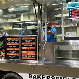 The best taco truck in Bakersfield.