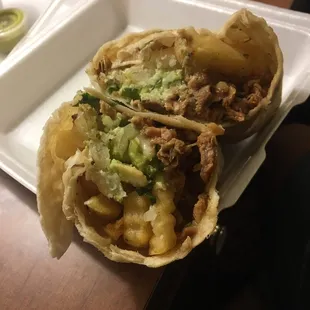 Al pastor Cali burrito