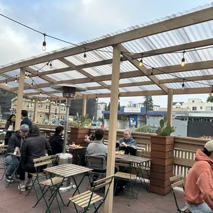Seating area out front