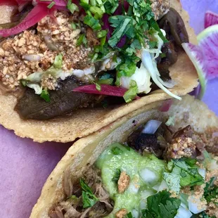 Charred Romano Bean Taco